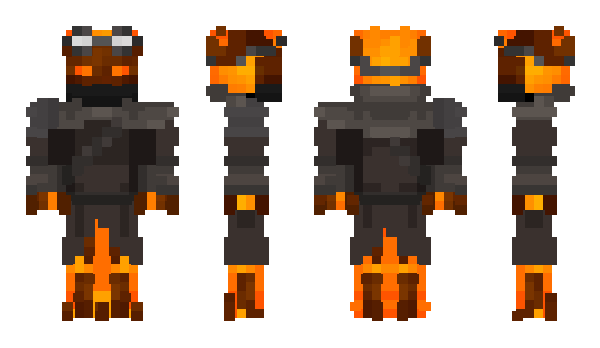 Minecraft skin Fire_1
