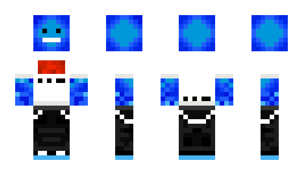 Minecraft skin xBluePLx