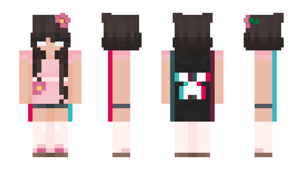 Minecraft скін по ніку pinkmachine2005