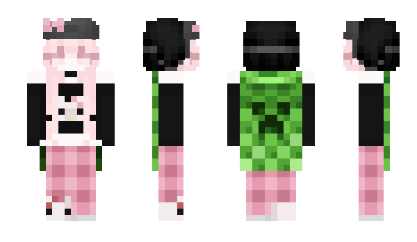 Minecraft skin mikudoll