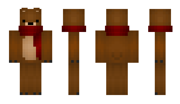 Minecraft skin Nallekarhu