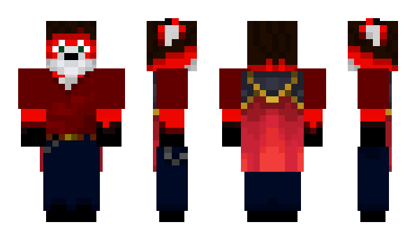 Minecraft skin Foxguy