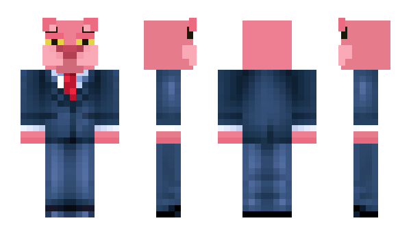 Minecraft skin lapanterarosa