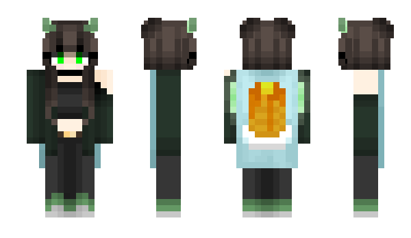 Minecraft skin ThiccDragonButts