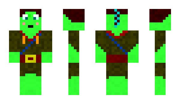 Minecraft skin klukka