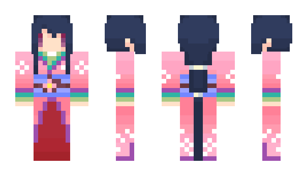 Minecraft скин по нику peachblossoms