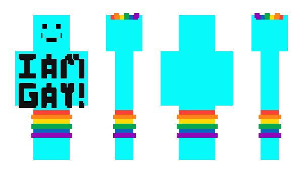 Minecraft скин по нику LGBT_TV