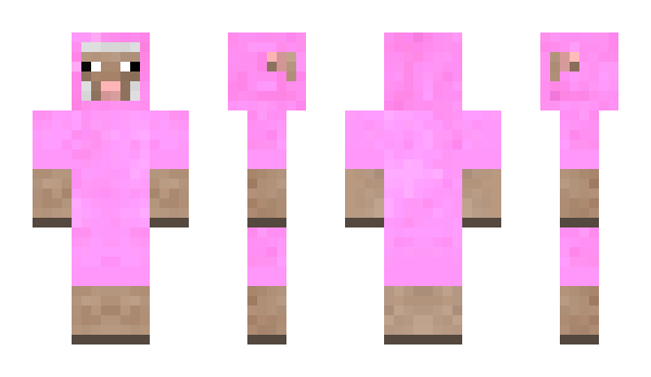 Minecraft скін по ніку PinkSheepx
