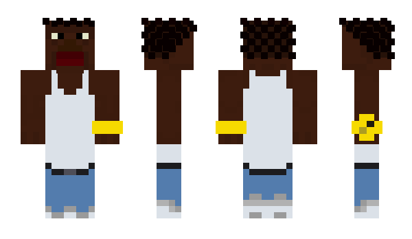 Minecraft скин по нику BlackN1gg3r