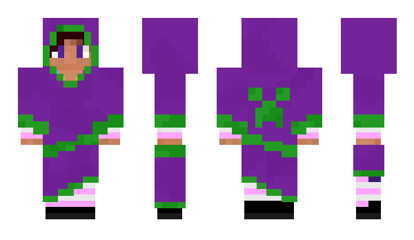 Minecraft skin herobrineone