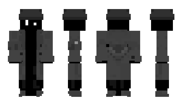 Minecraft skin DetectiveBlack