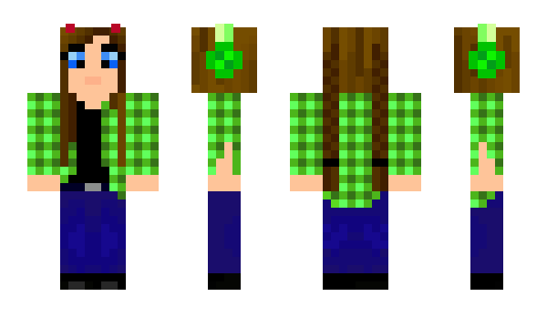 Minecraft skin DewVixen