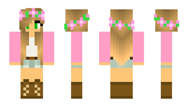 Minecraft skin HelloKittyAC