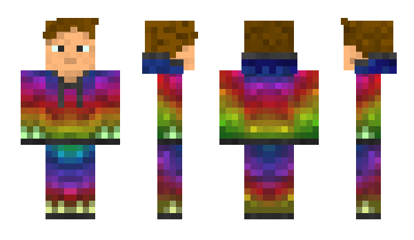 Minecraft skin rainbowrocks