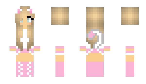 Minecraft skin Axlolot