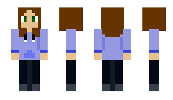 Minecraft skin BlueRey