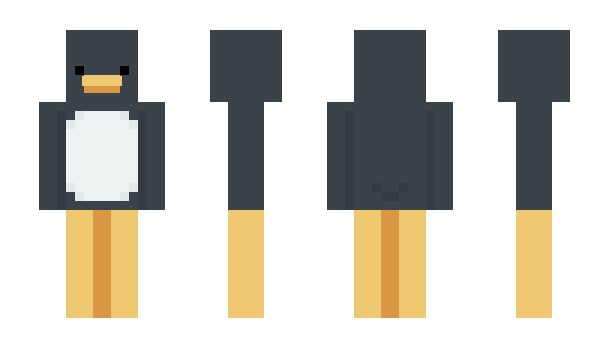 Minecraft skin Hairtale