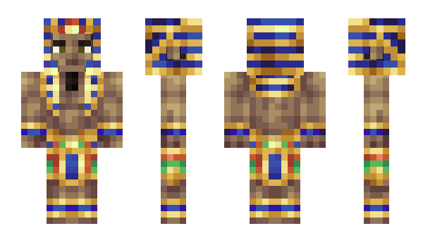 Minecraft skin PharaoX