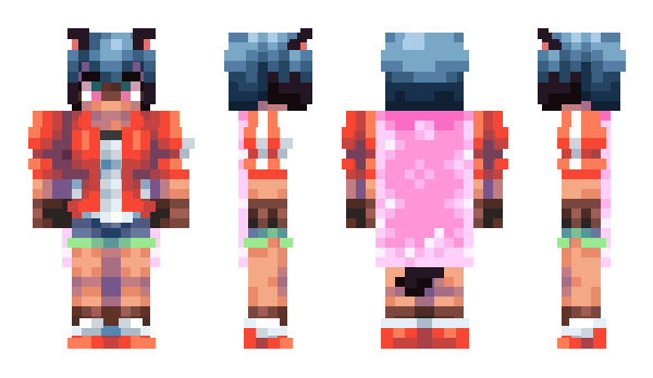 Minecraft скин по нику YourRaccoonBoi