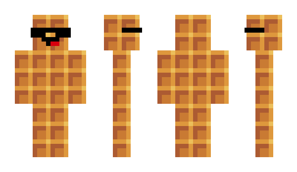 Minecraft скин по нику WhackyWaffle