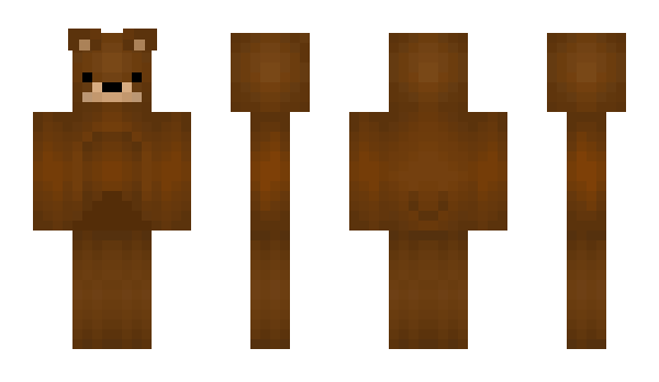 Minecraft skin BearFreddy