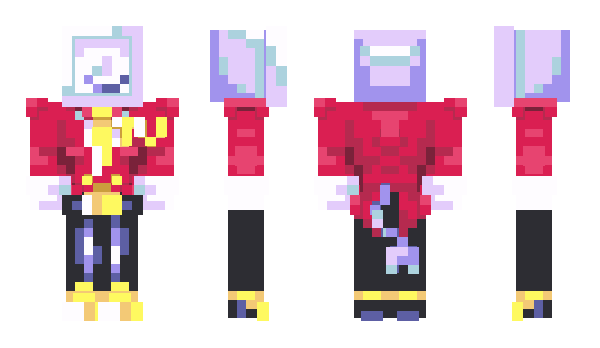 Minecraft skin blondki