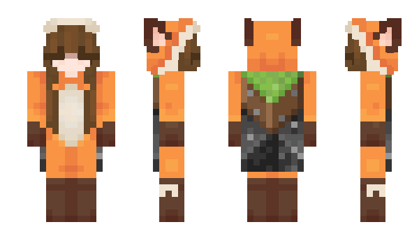 Minecraft skin MoonCherryFox