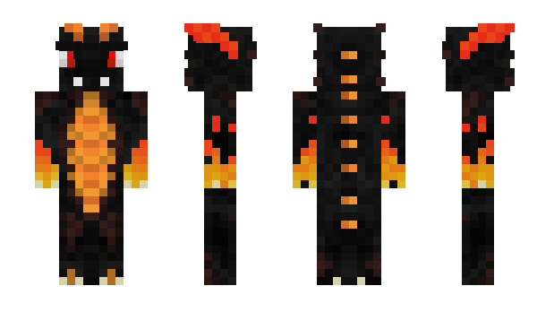 Minecraft skin NotDragonade