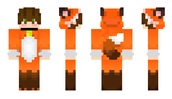 Minecraft skin kitsuvtuber