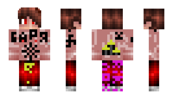 Minecraft skin ye6uk