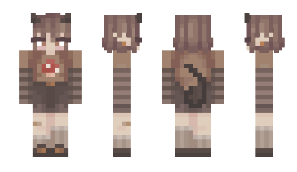 Minecraft skin Freckledaussie