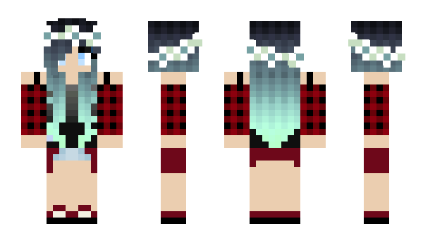 Minecraft skin VViki