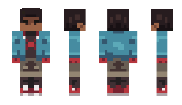 Minecraft skin SmilesMorales