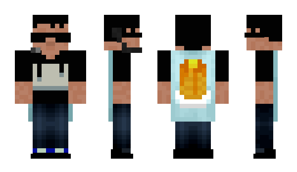 Minecraft skin B_1_u
