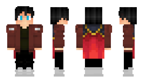 Minecraft skin Rednelss