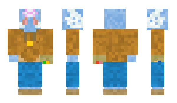 Minecraft skin Gemsolotl