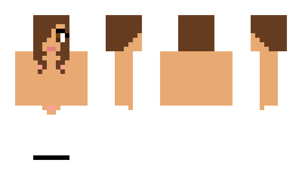 Minecraft skin shaggyhair12