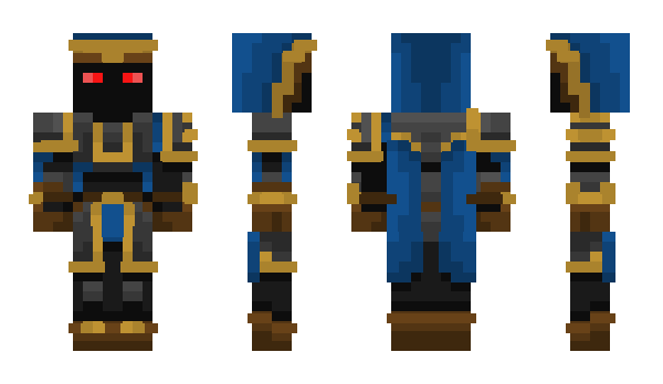 Minecraft skin TheBlueKnight