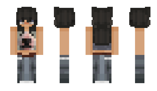 Minecraft skin Givnna