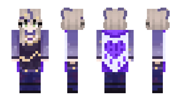 Minecraft skin LuaLavender