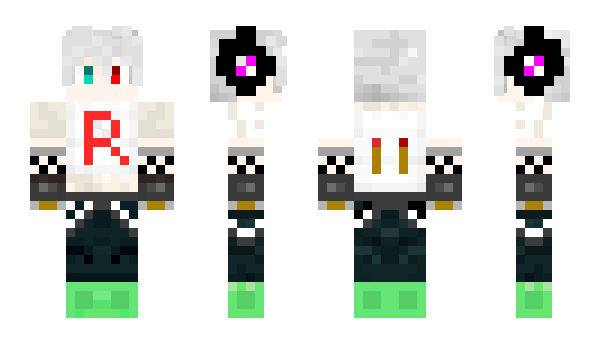 Minecraft skin xiaoheimoyu