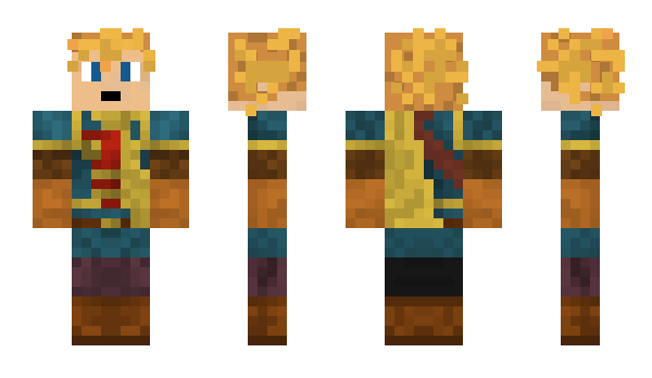 Minecraft skin GreenSer