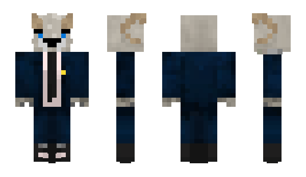 Minecraft skin CaptainHalfJob