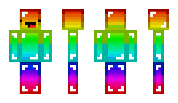 Minecraft skin rainbowGC