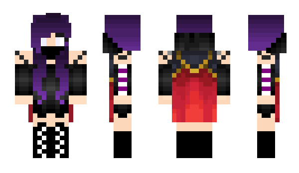 Minecraft skin violetCU