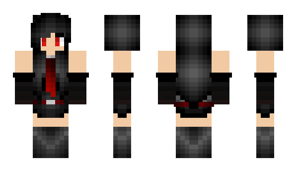 Minecraft skin Akame_killer