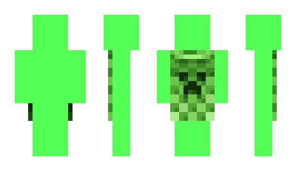 Minecraft скин по нику 55ff55