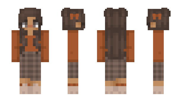 Minecraft skin Kewtie