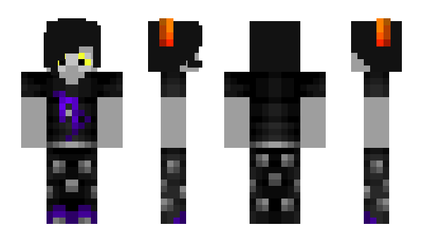 Minecraft skin PurpleClown