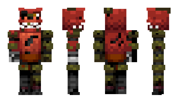 Minecraft skin Foxtrap